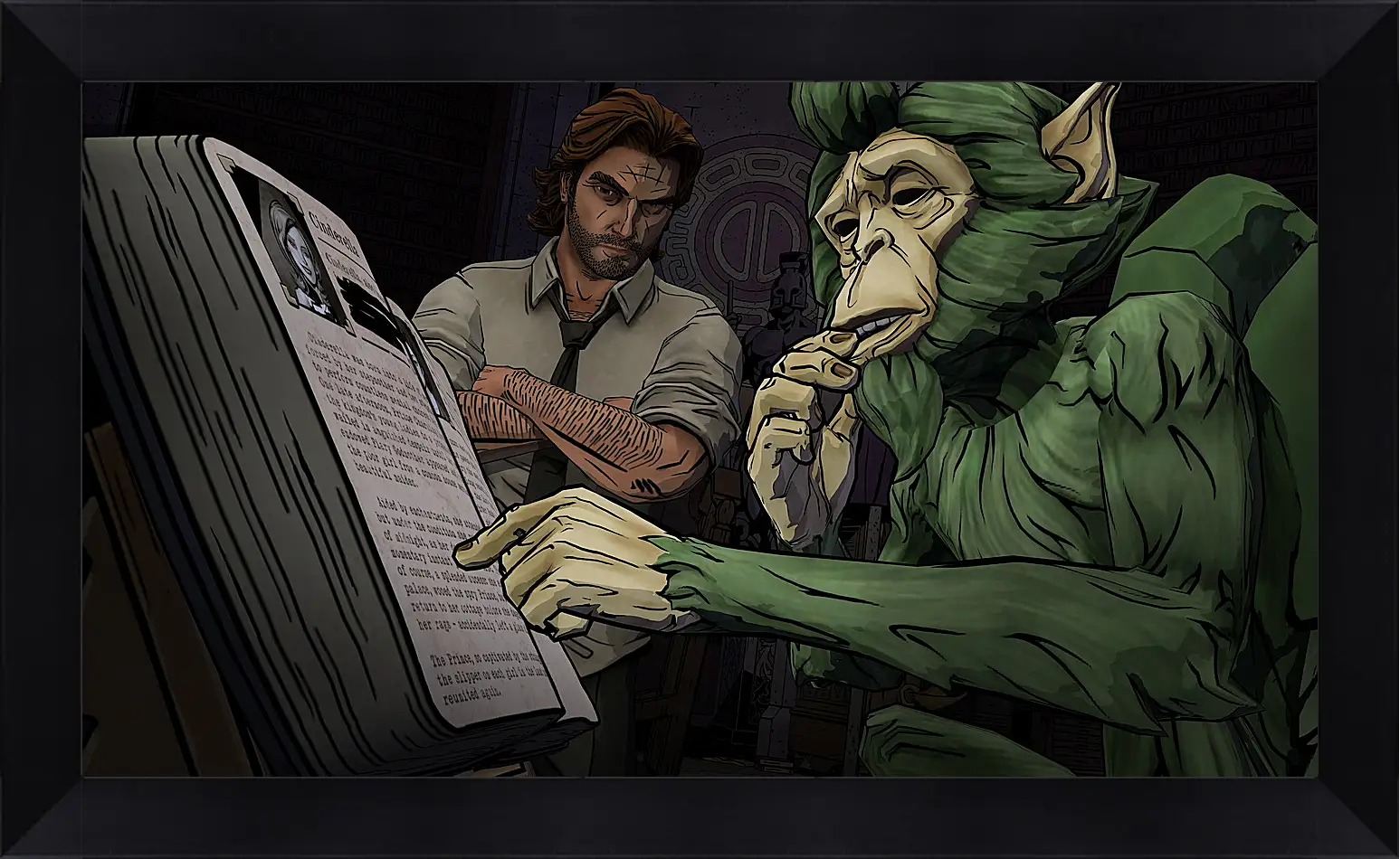 Картина в раме - Wolf Among Us
