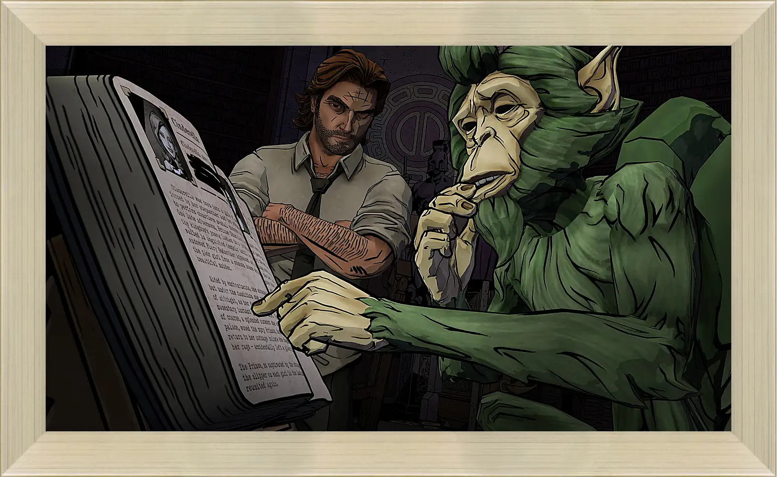 Картина в раме - Wolf Among Us
