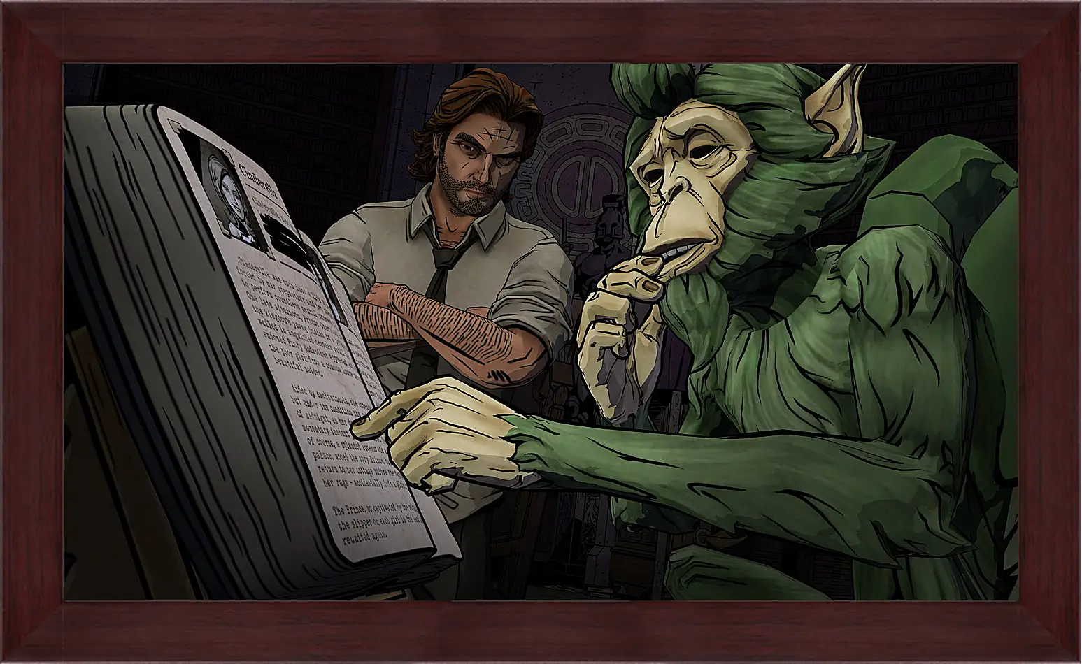 Картина в раме - Wolf Among Us
