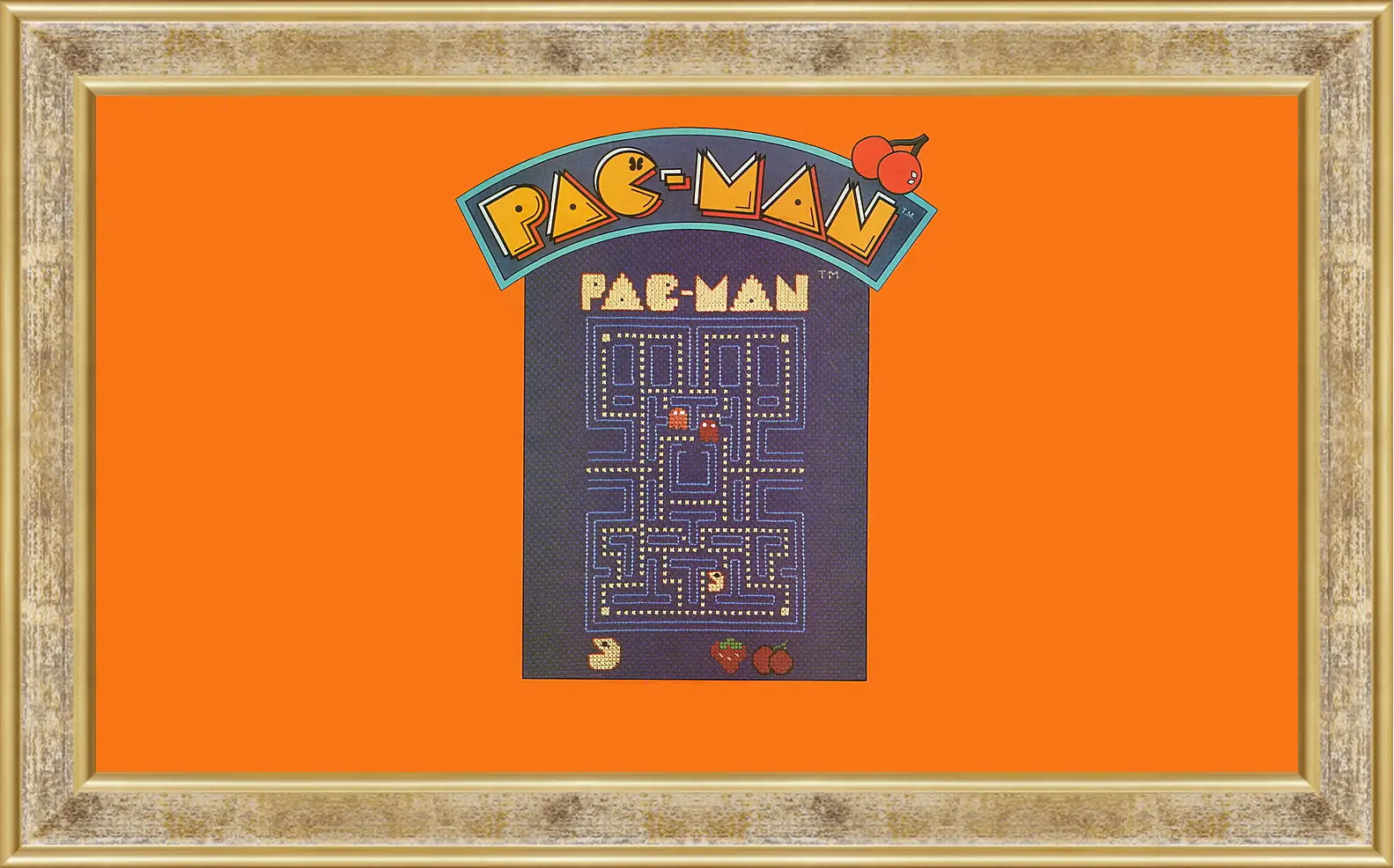 Картина в раме - Pac-Man
