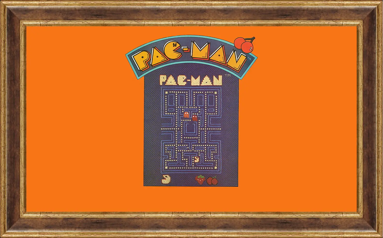 Картина в раме - Pac-Man
