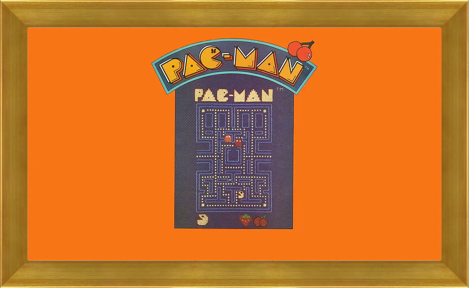 Картина в раме - Pac-Man
