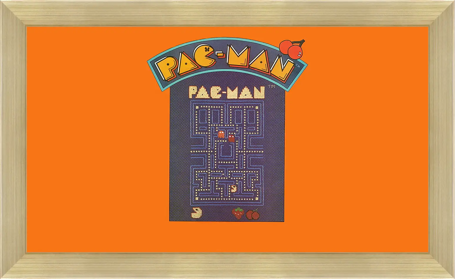 Картина в раме - Pac-Man
