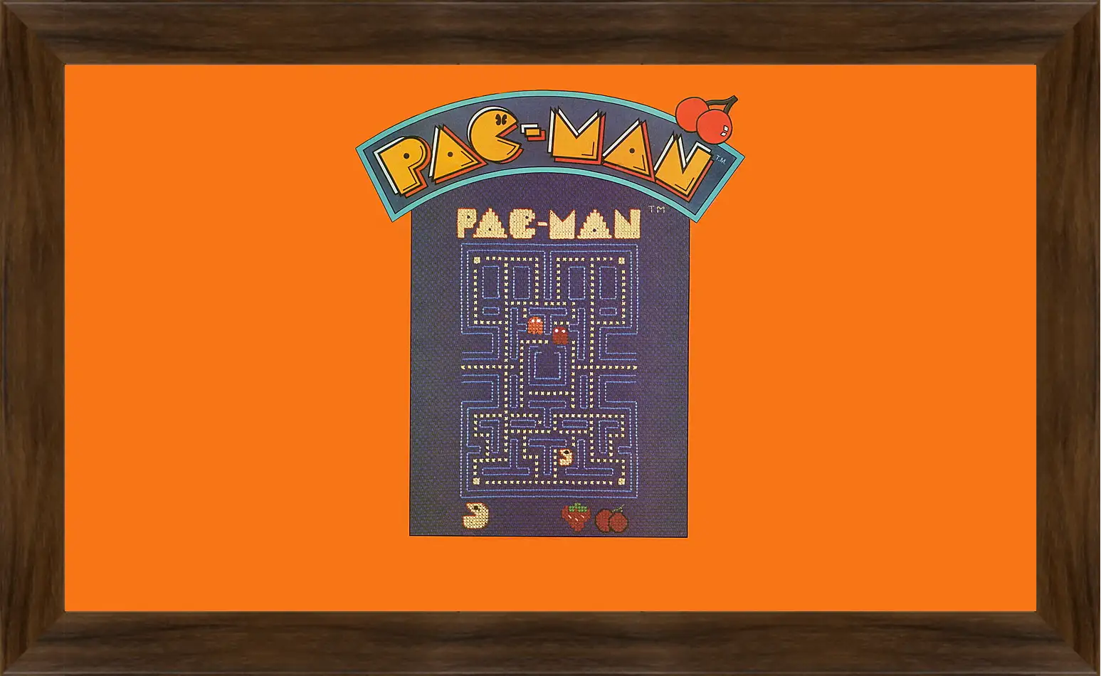 Картина в раме - Pac-Man
