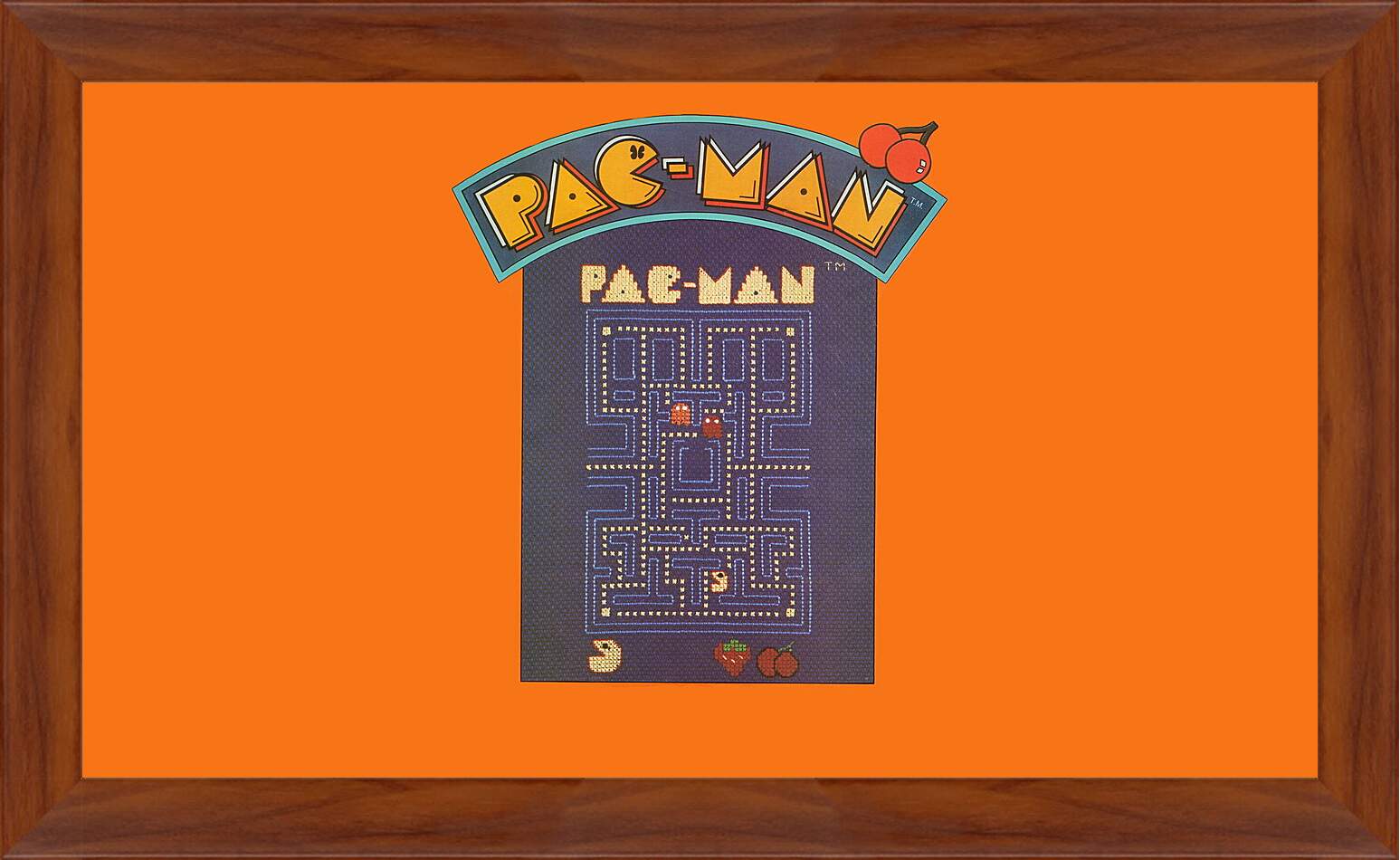 Картина в раме - Pac-Man
