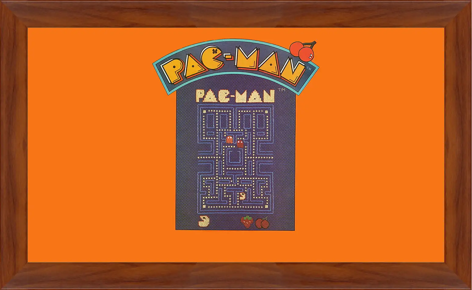 Картина в раме - Pac-Man
