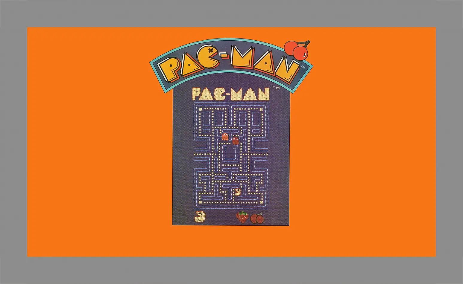 Картина в раме - Pac-Man
