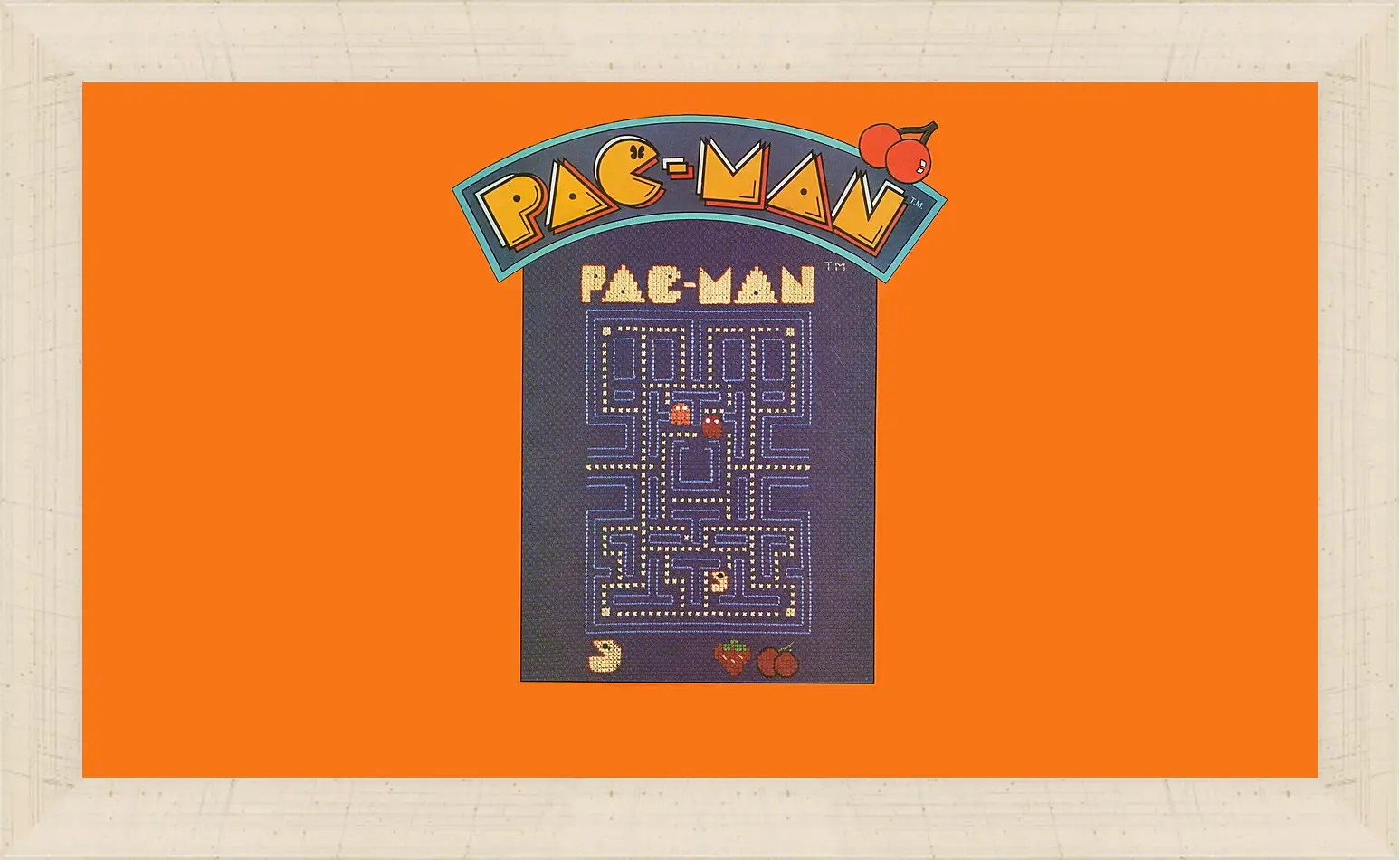 Картина в раме - Pac-Man
