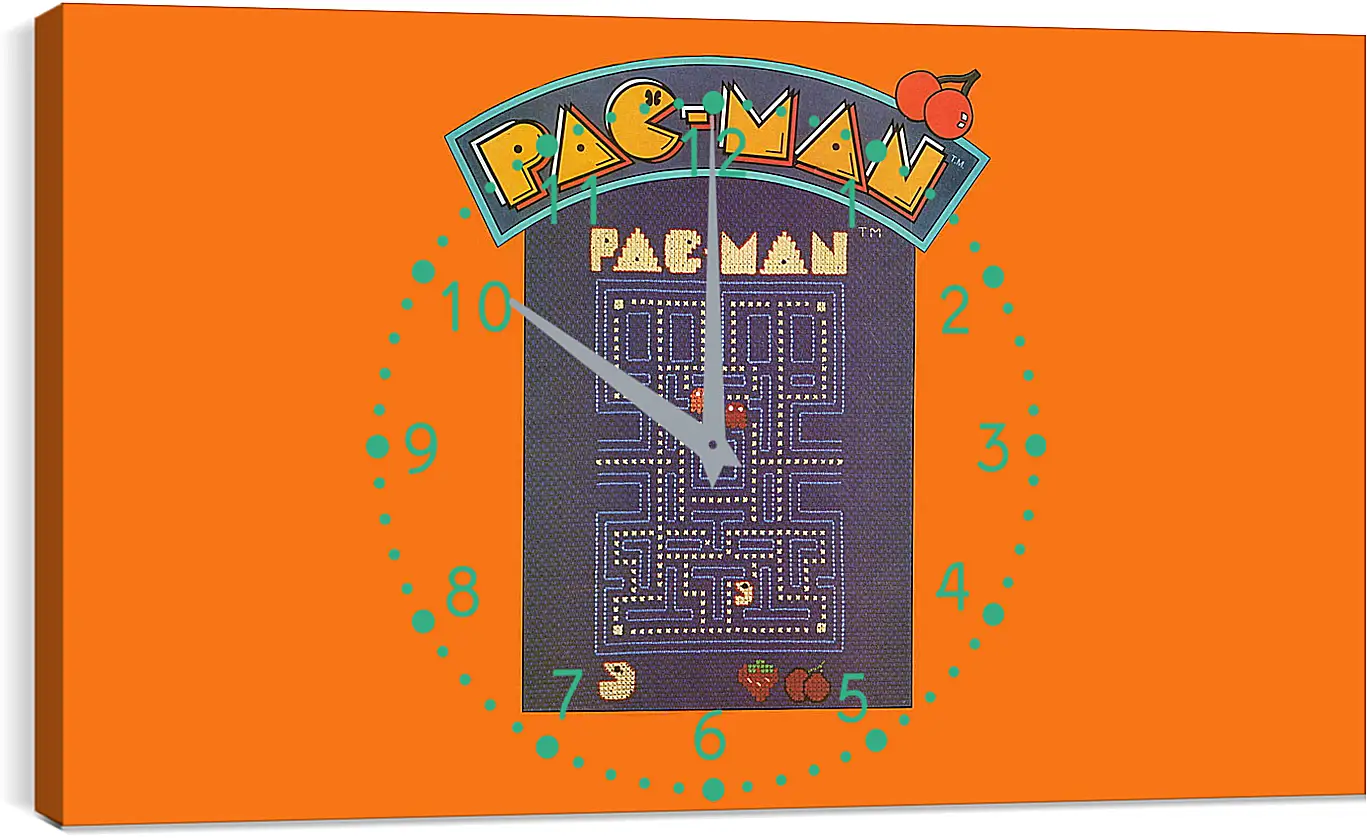 Часы картина - Pac-Man
