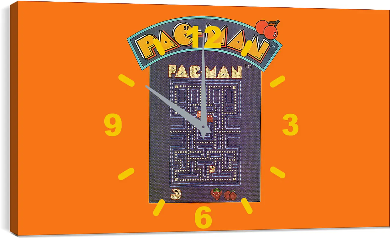 Часы картина - Pac-Man
