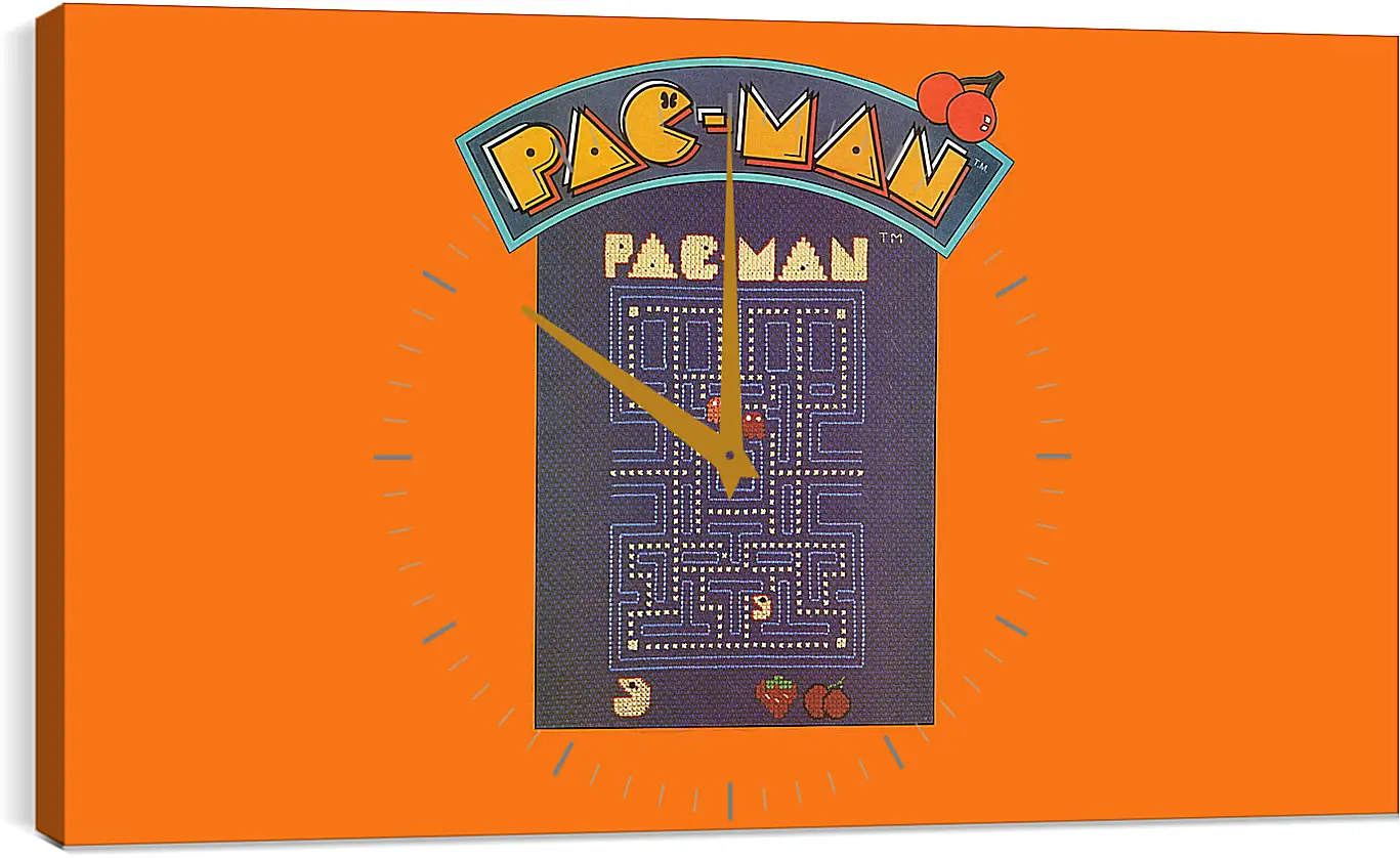 Часы картина - Pac-Man
