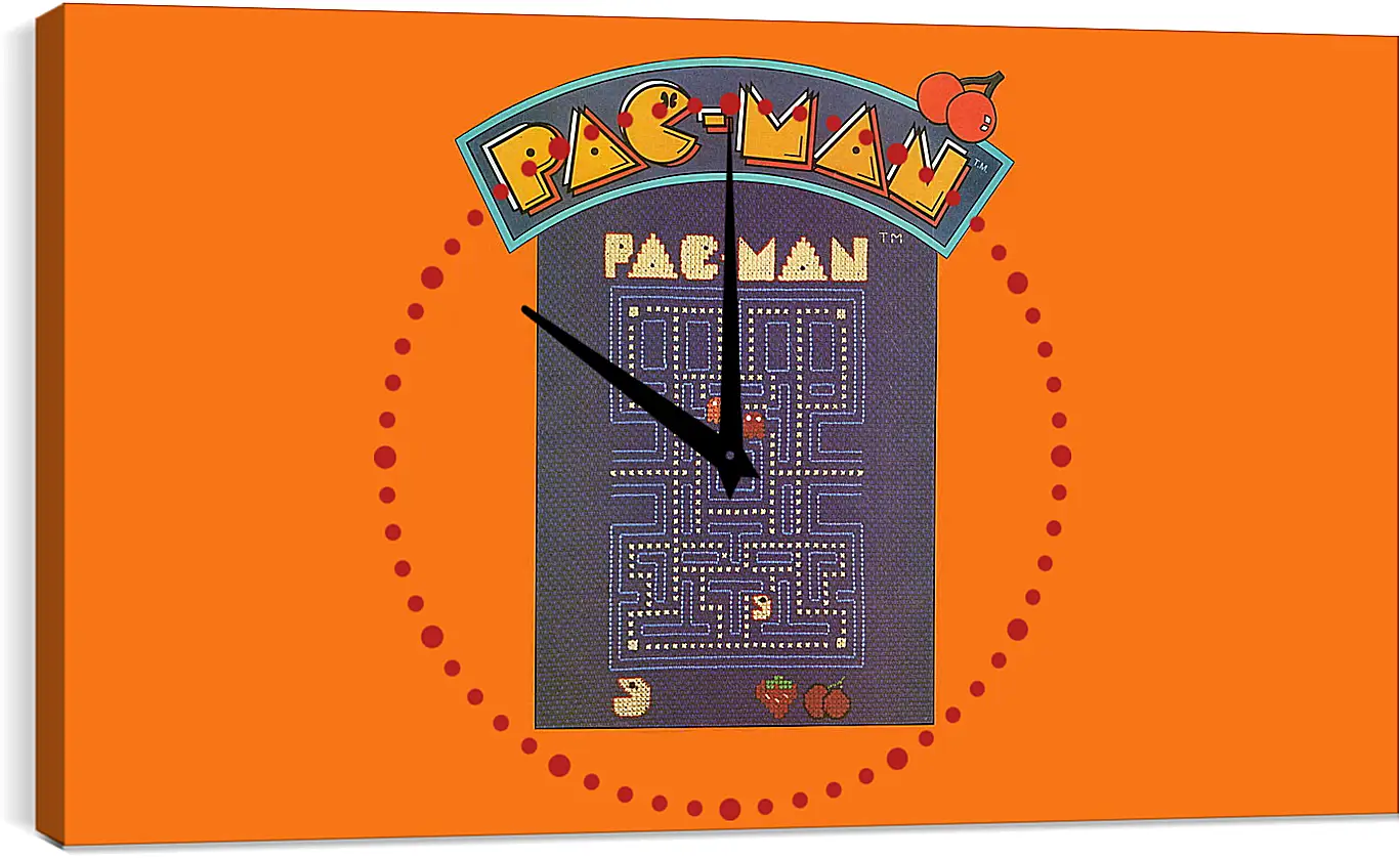 Часы картина - Pac-Man
