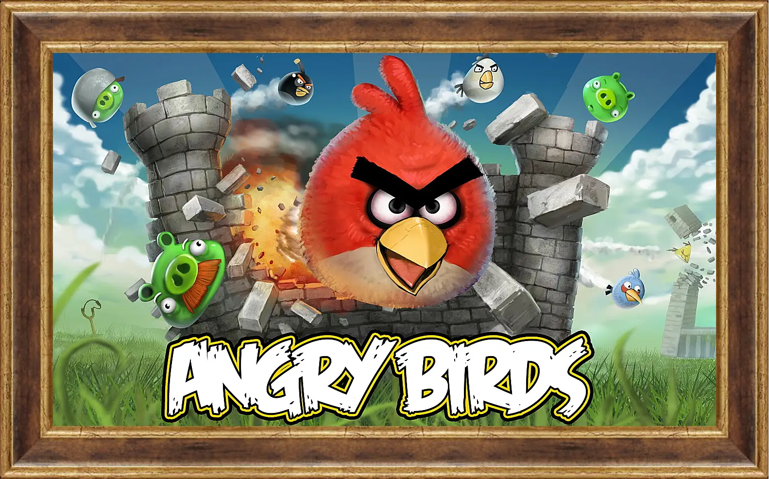 Картина в раме - Angry Birds
