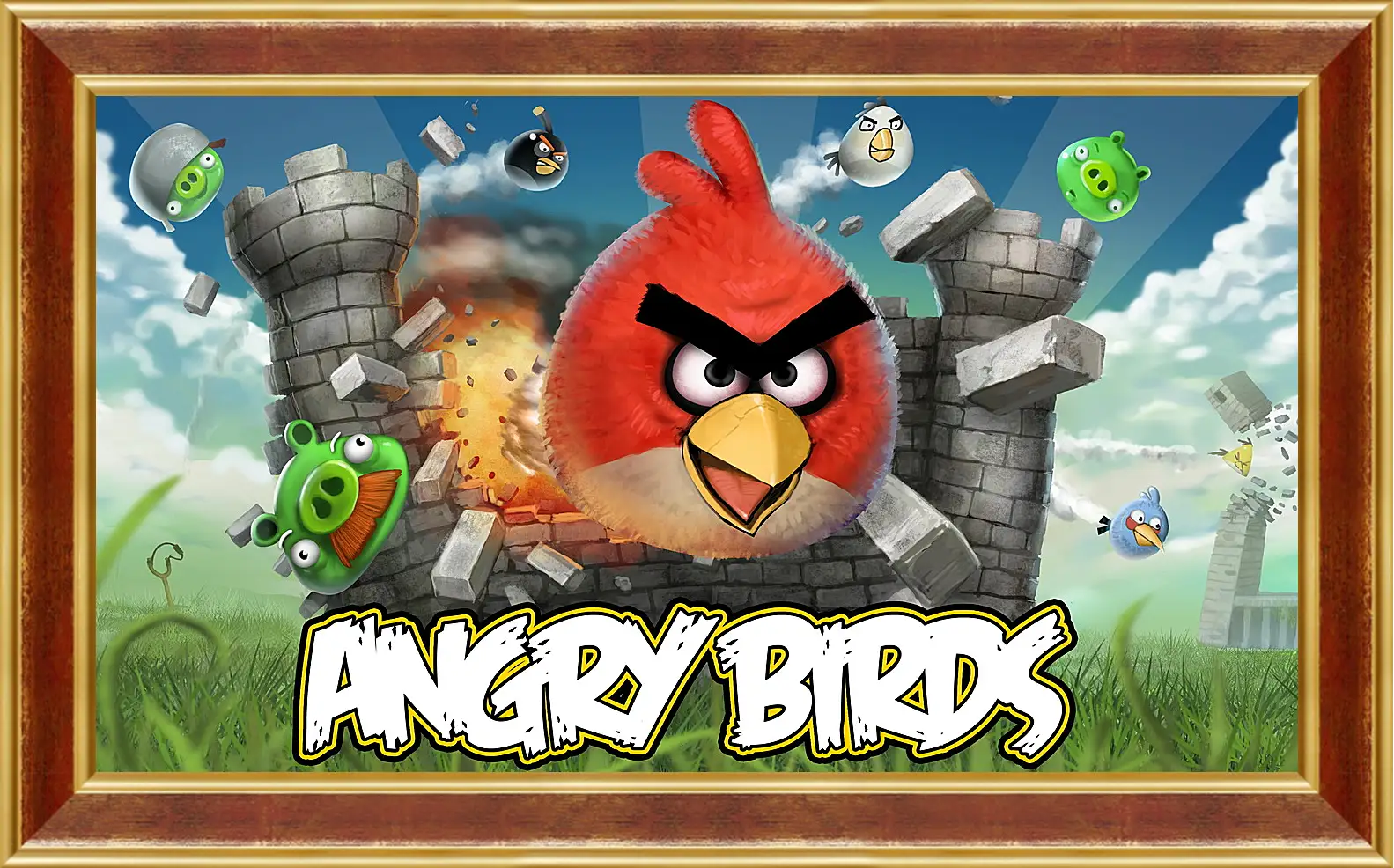 Картина в раме - Angry Birds
