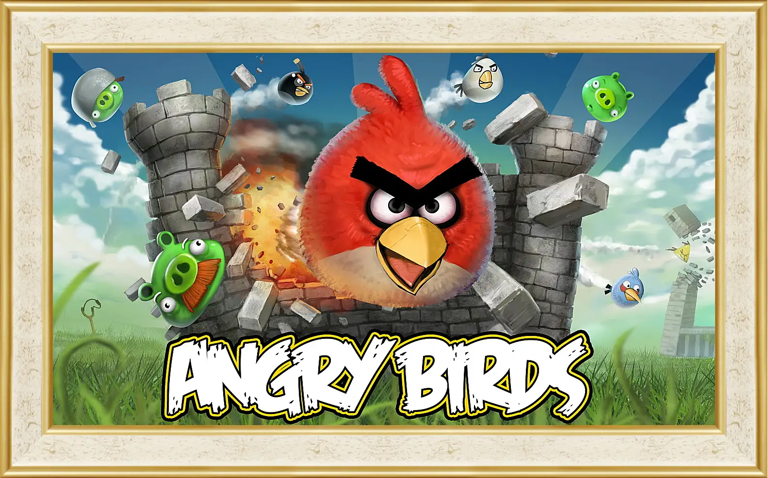 Картина в раме - Angry Birds
