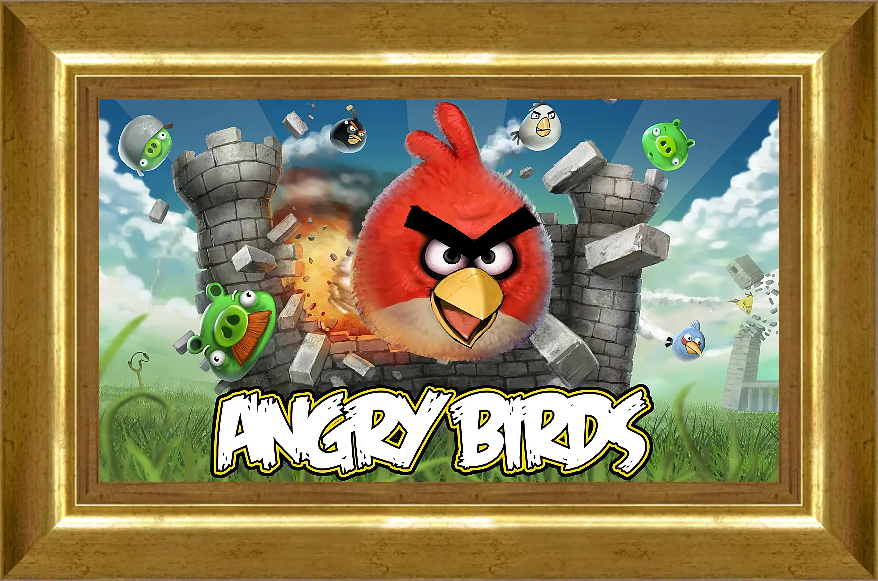 Картина в раме - Angry Birds
