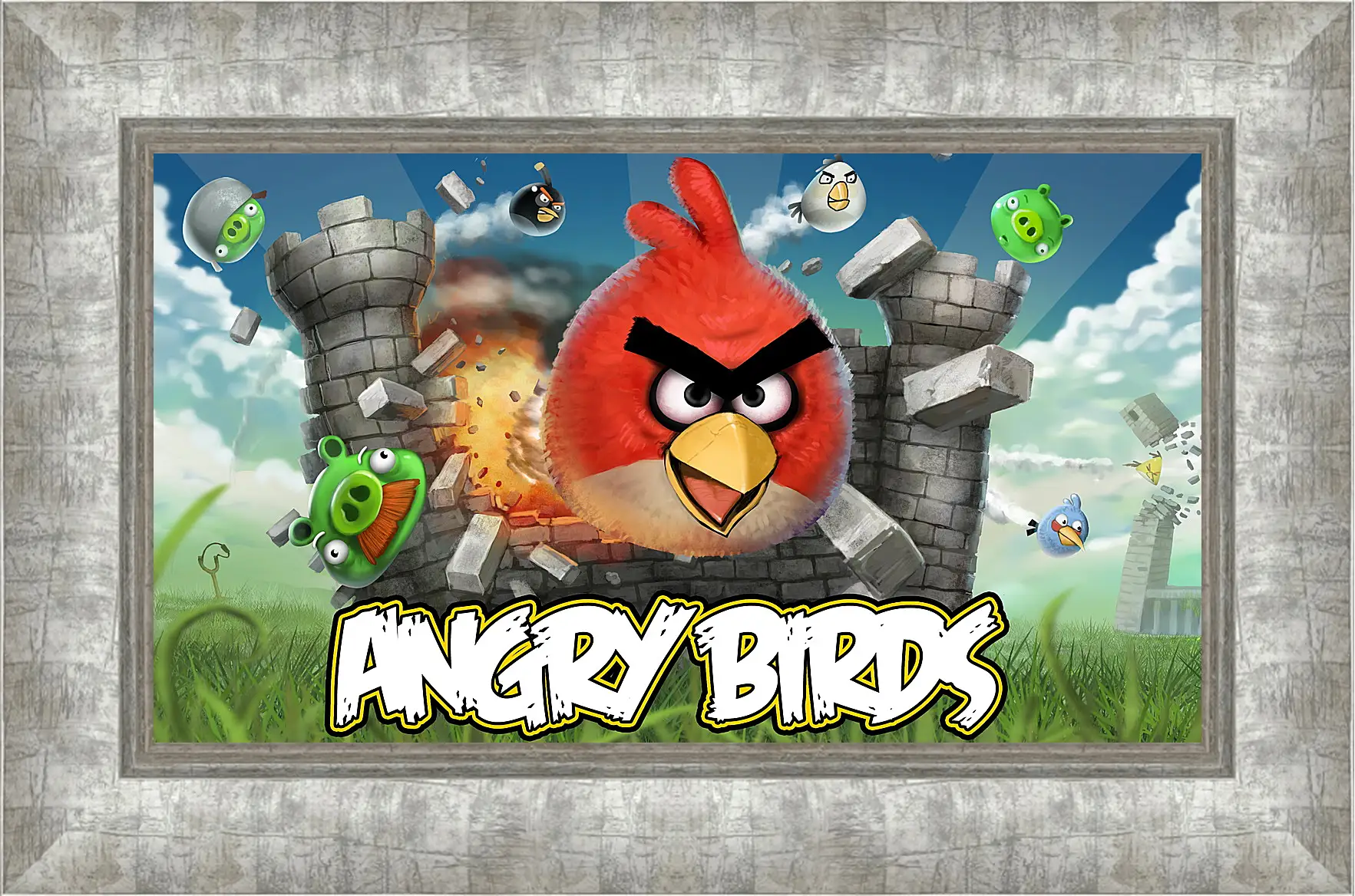 Картина в раме - Angry Birds
