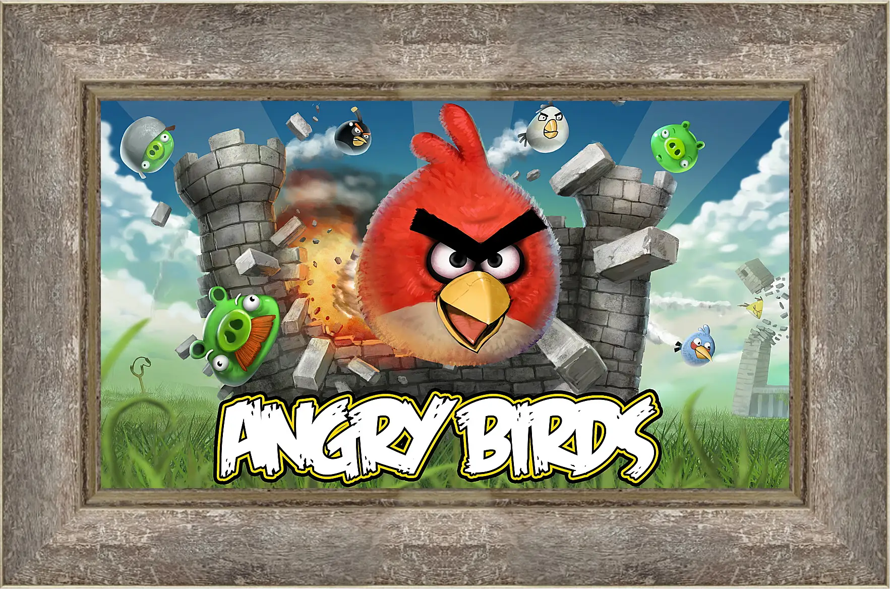 Картина в раме - Angry Birds
