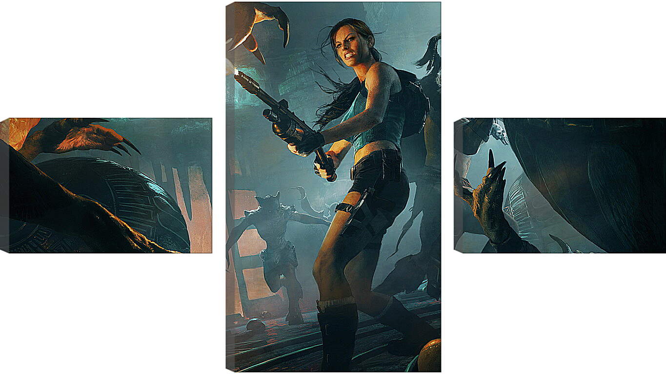 Модульная картина - Tomb Raider