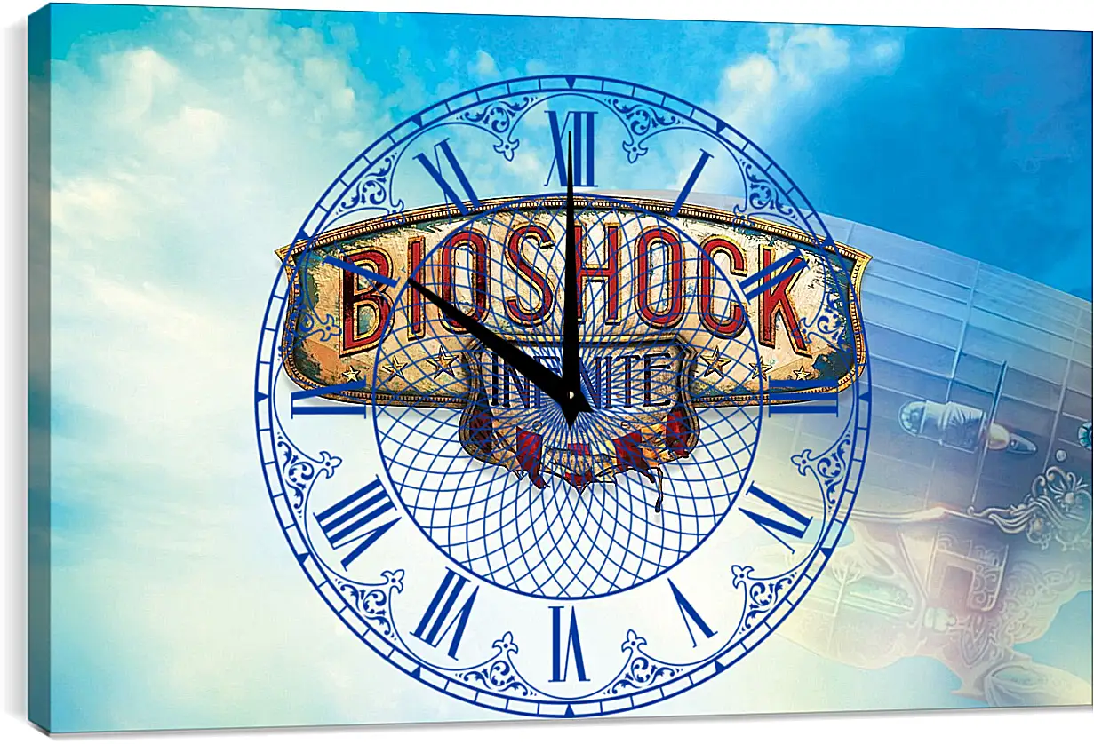 Часы картина - Bioshock Infinite
