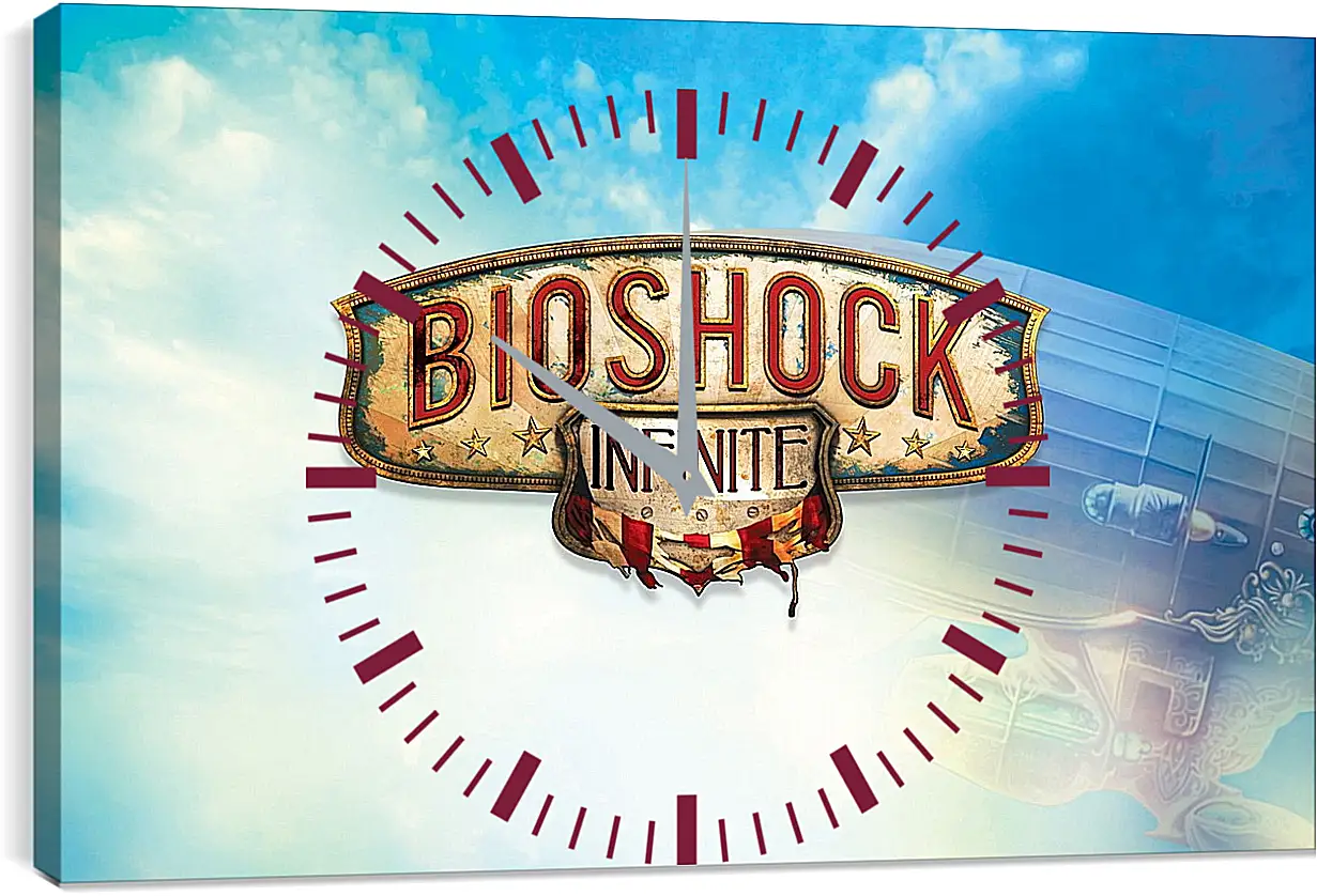 Часы картина - Bioshock Infinite
