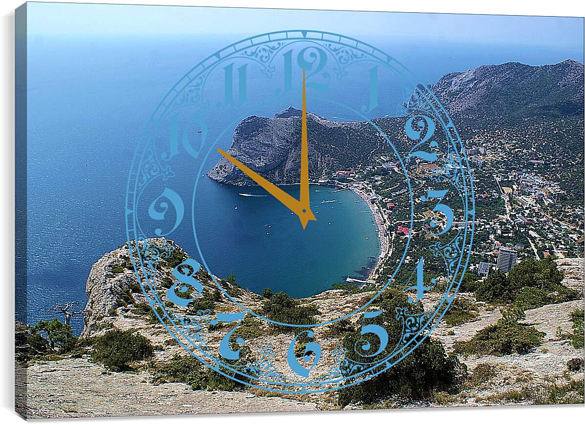 Часы картина - Южный берег. Крым