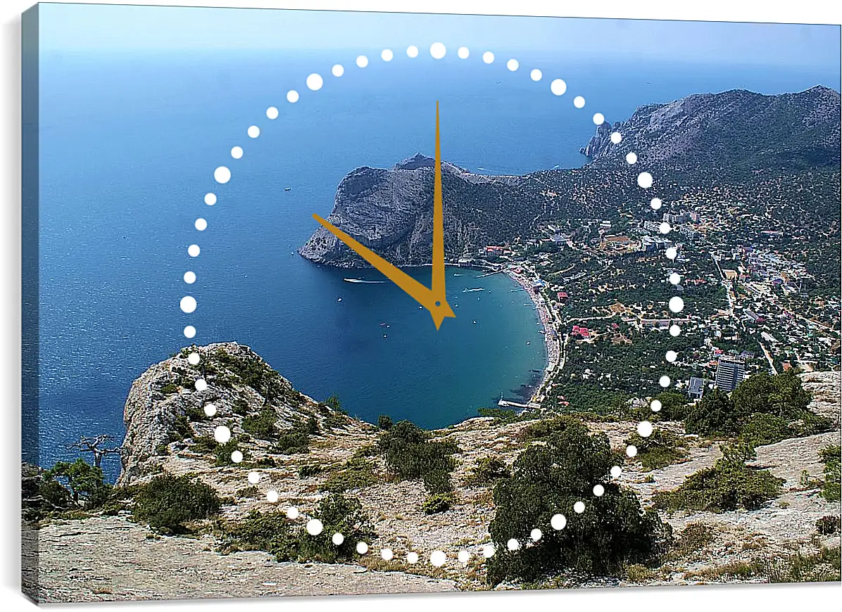 Часы картина - Южный берег. Крым