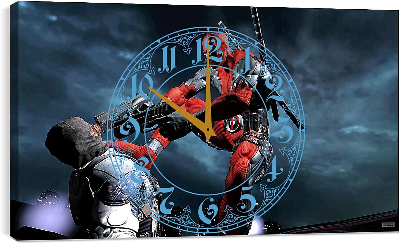 Часы картина - Deadpool
