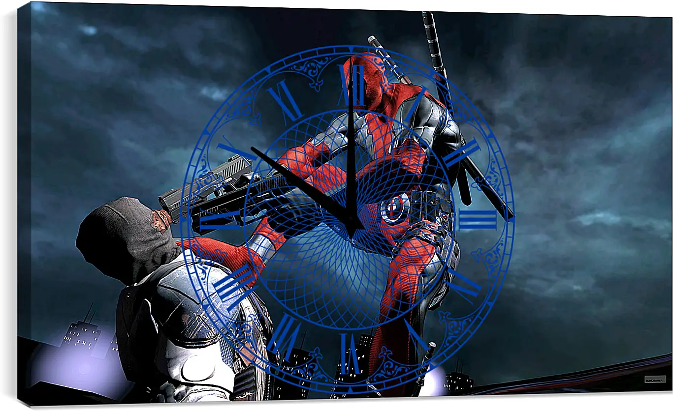 Часы картина - Deadpool
