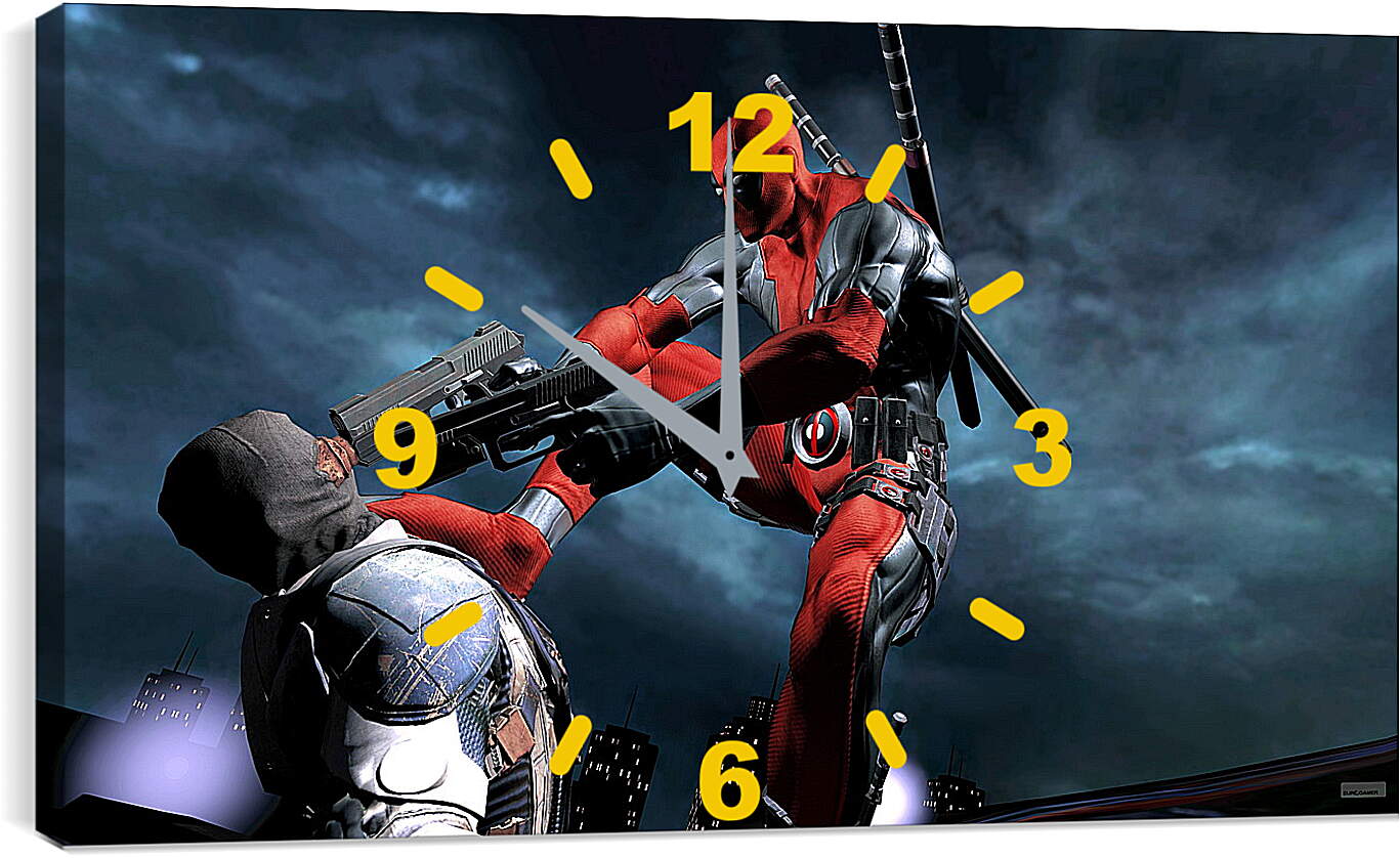 Часы картина - Deadpool
