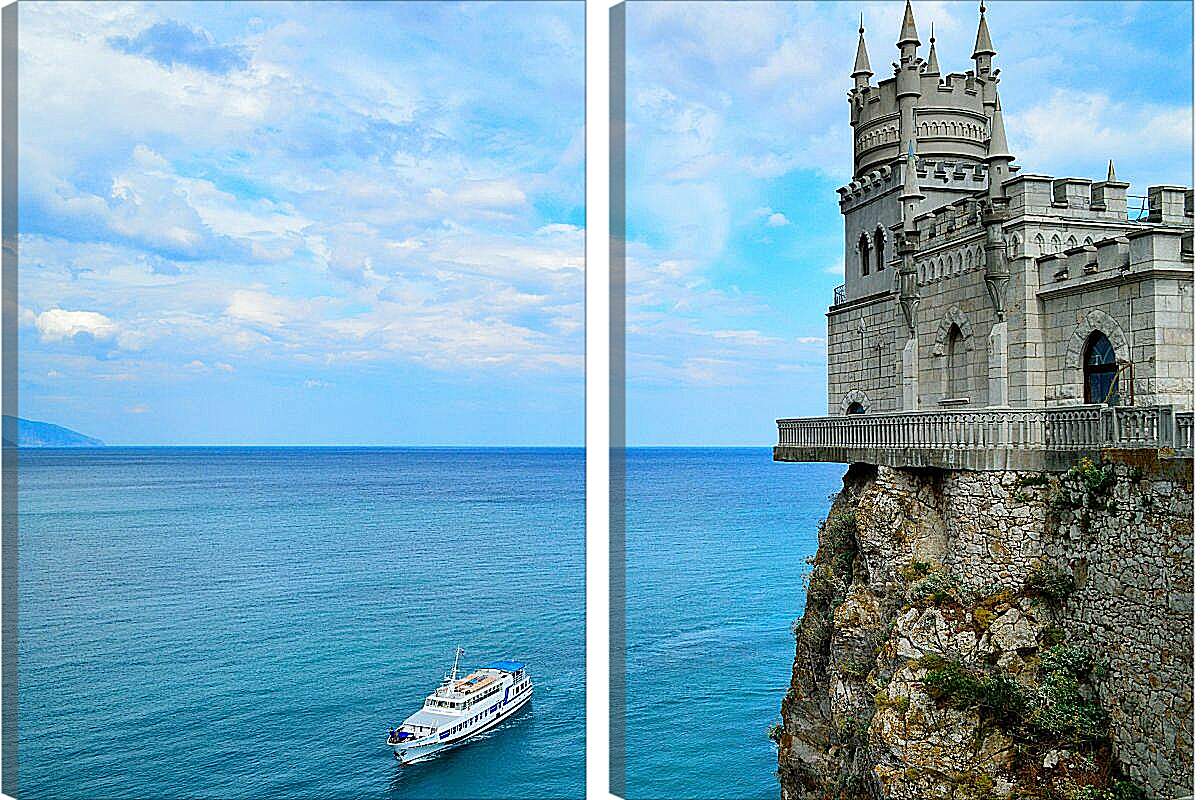 Модульная картина - Ласточкино гнездо. Крым