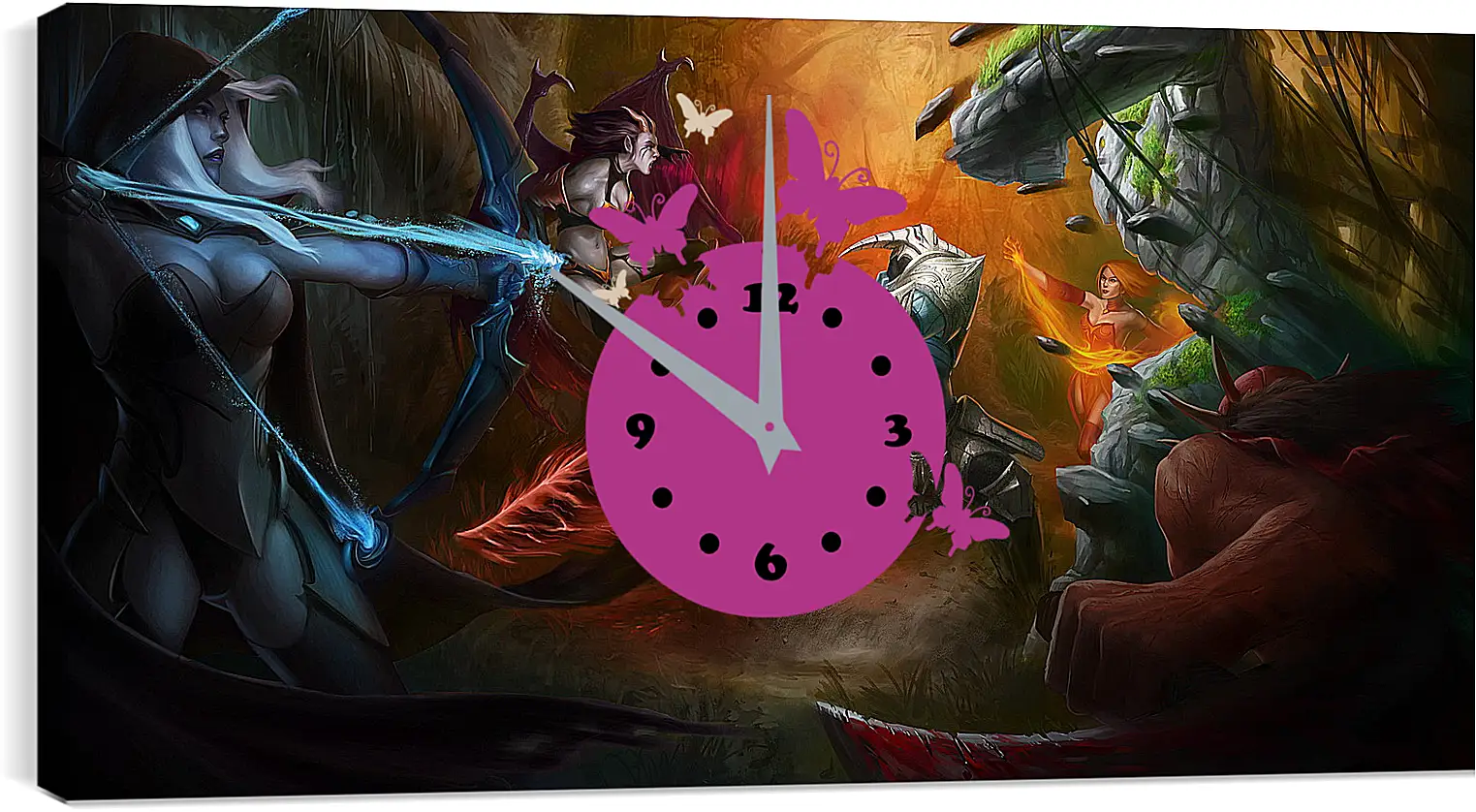 Часы картина - DotA 2