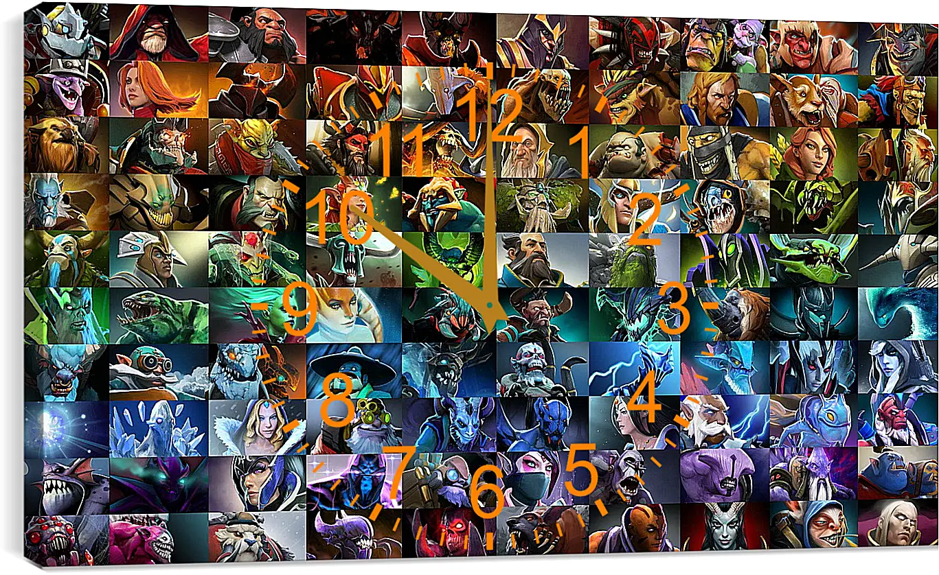 Часы картина - DotA 2