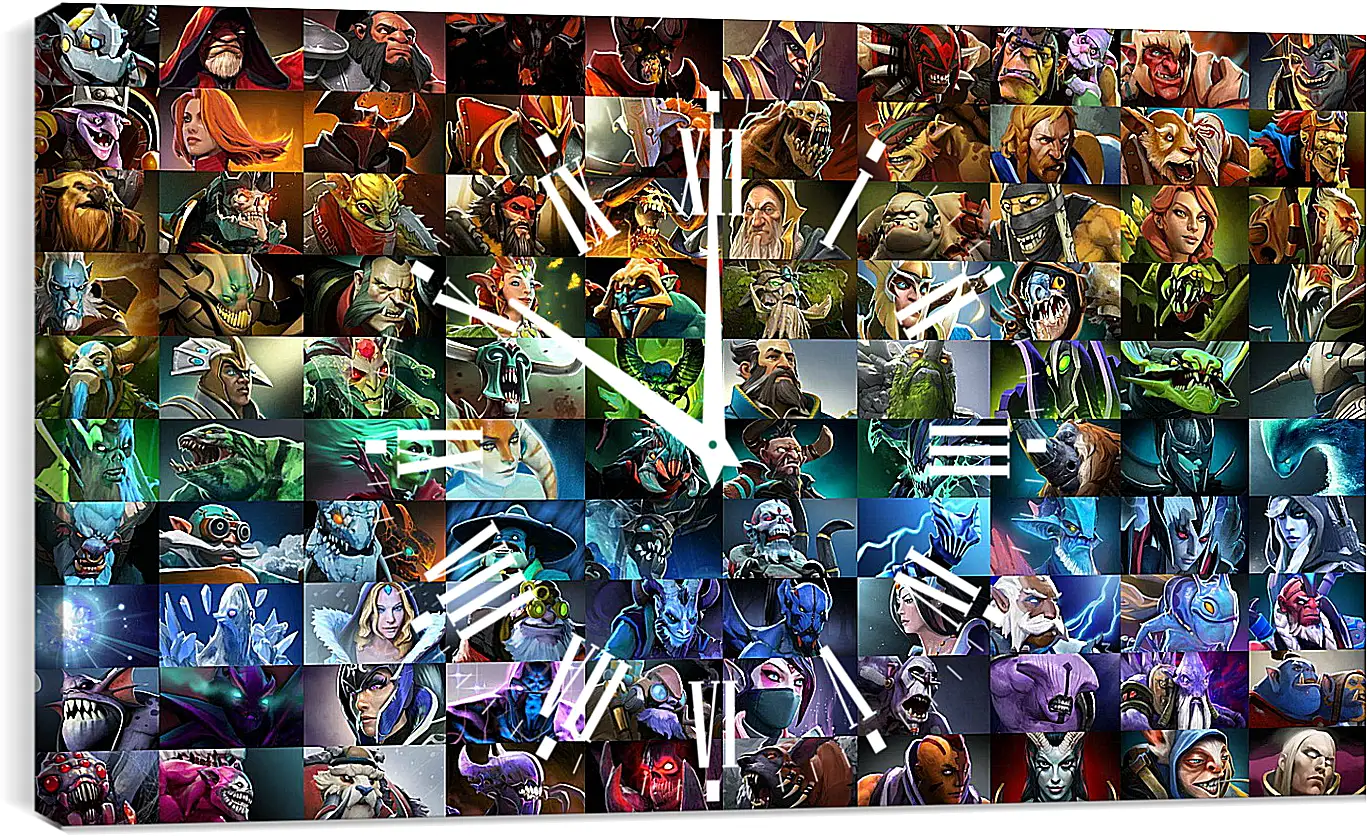 Часы картина - DotA 2