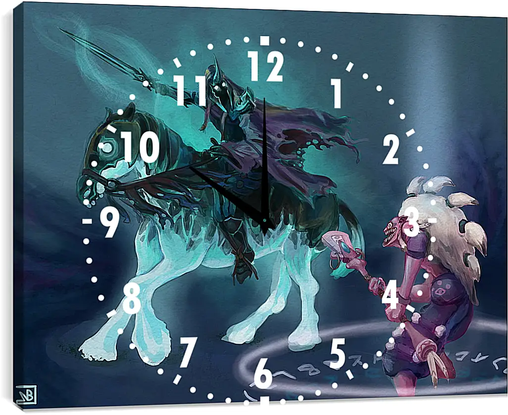 Часы картина - DotA 2