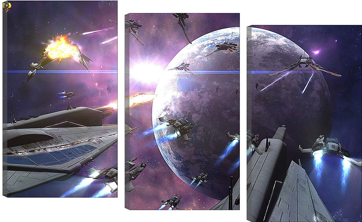 Модульная картина - Mass Effect