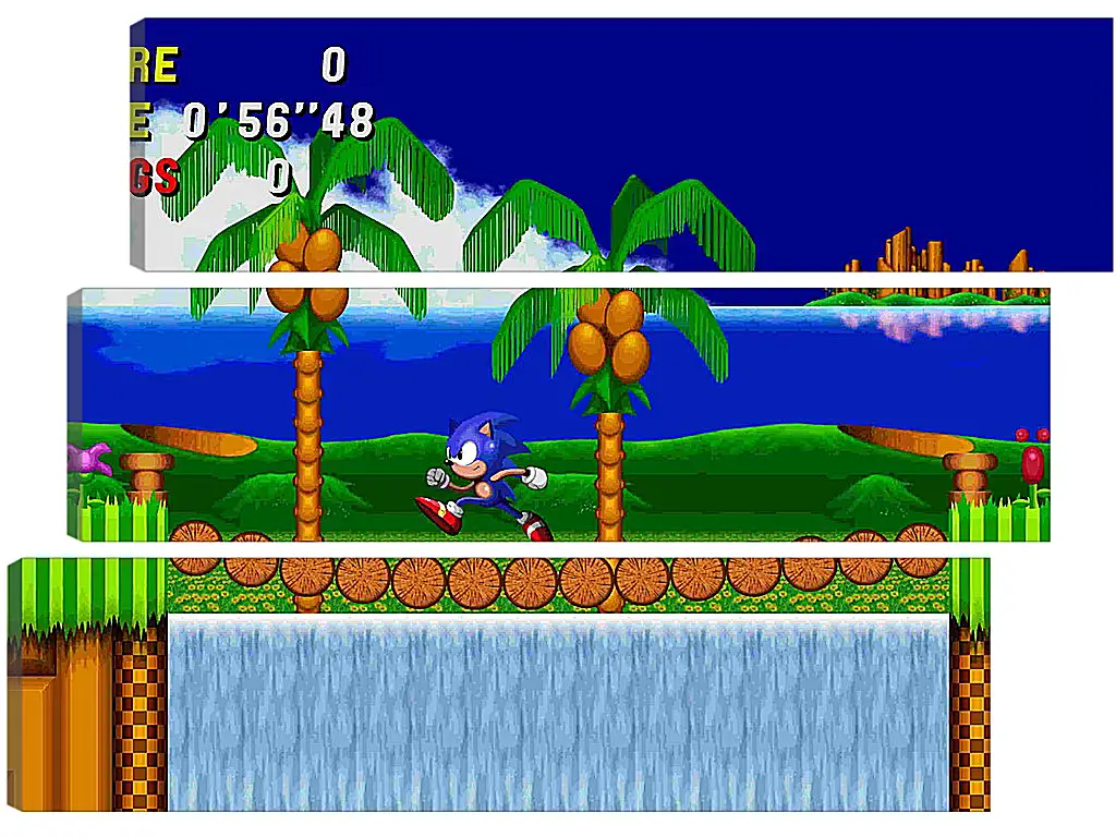 Модульная картина - Sonic The Hedgehog 2
