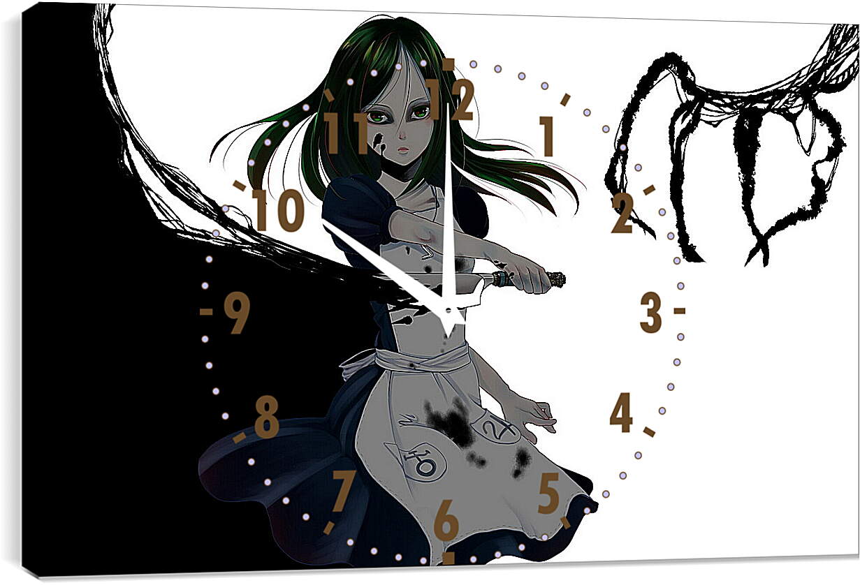 Часы картина - Alice: Madness Returns
