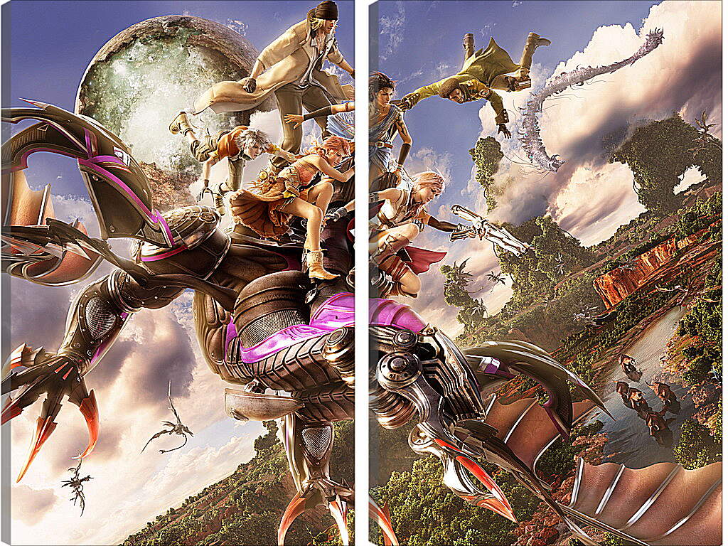 Модульная картина - Final Fantasy XIII