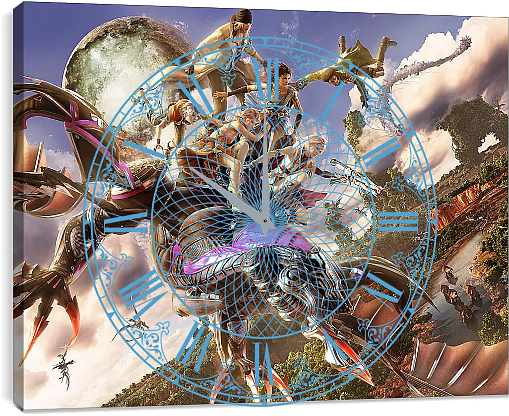 Часы картина - Final Fantasy XIII