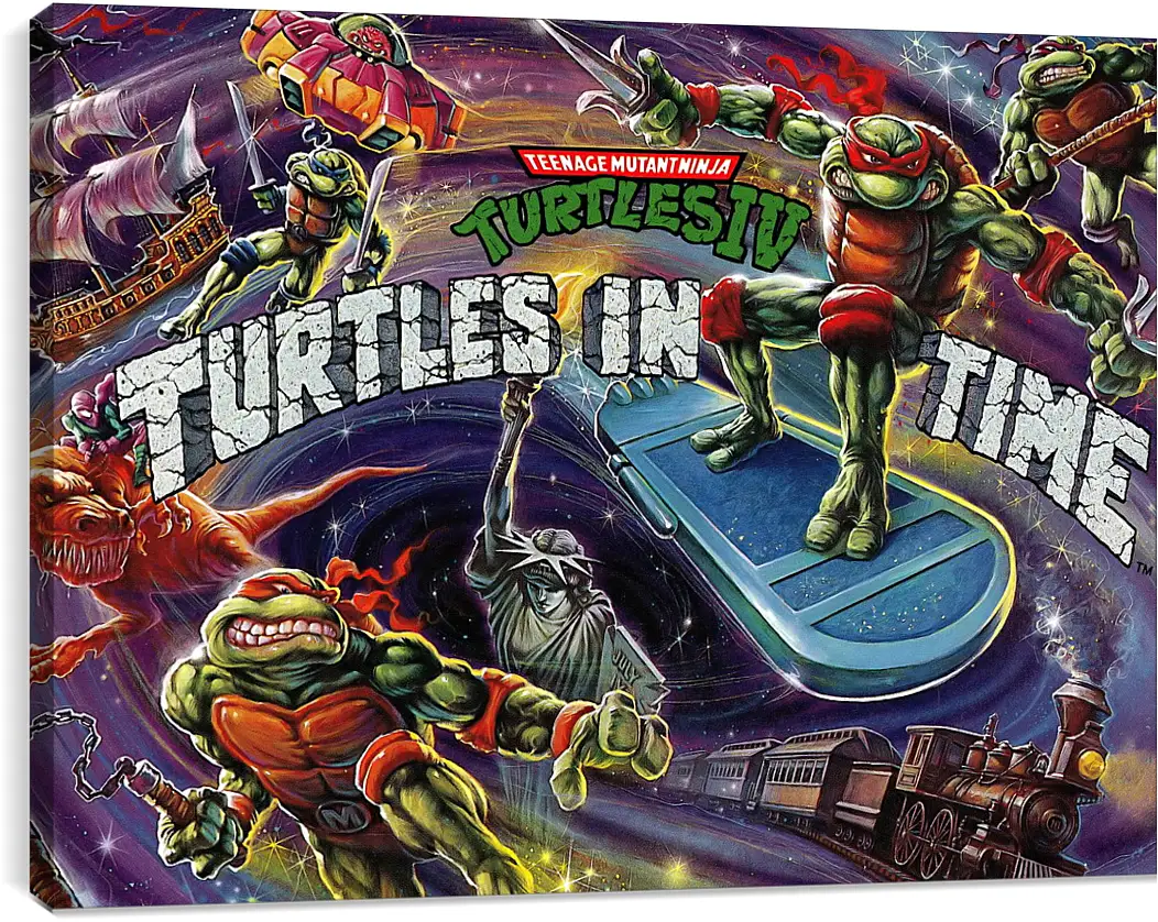 Постер и плакат - Teenage Mutant Ninja Turtles Iv: Turtles In Time
