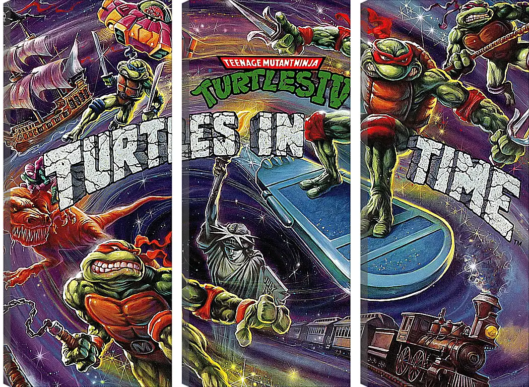 Модульная картина - Teenage Mutant Ninja Turtles Iv: Turtles In Time
