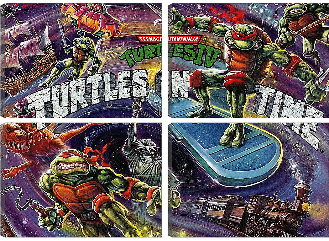 Модульная картина - Teenage Mutant Ninja Turtles Iv: Turtles In Time
