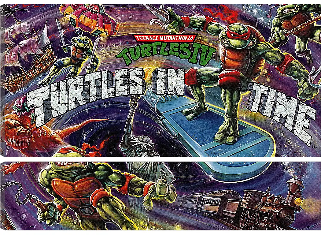 Модульная картина - Teenage Mutant Ninja Turtles Iv: Turtles In Time
