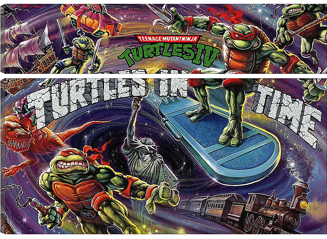 Модульная картина - Teenage Mutant Ninja Turtles Iv: Turtles In Time
