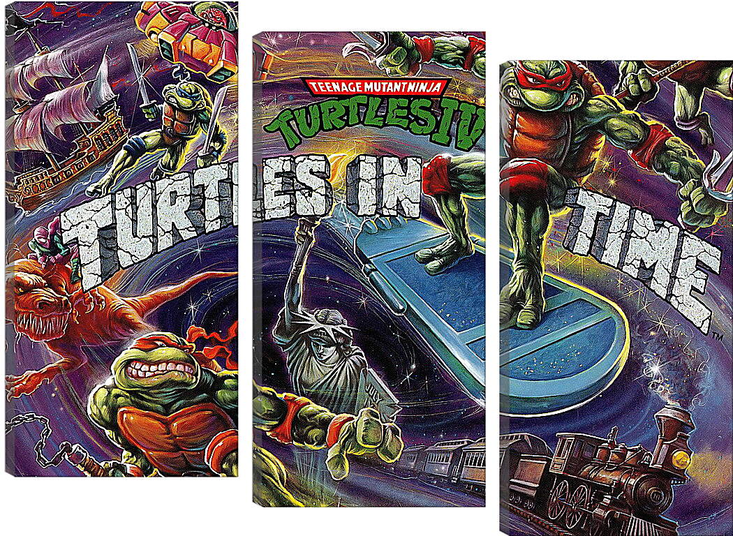 Модульная картина - Teenage Mutant Ninja Turtles Iv: Turtles In Time

