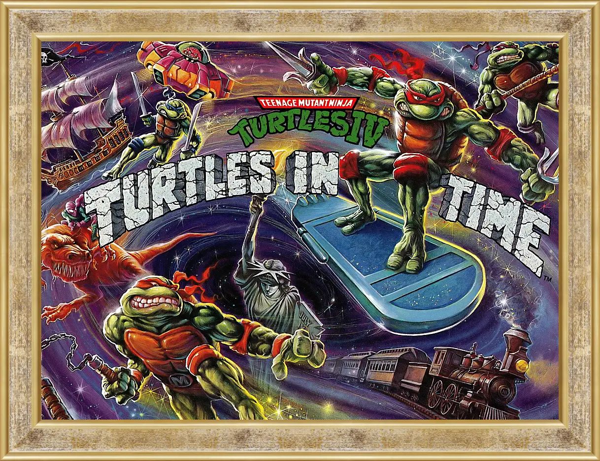 Картина в раме - Teenage Mutant Ninja Turtles Iv: Turtles In Time
