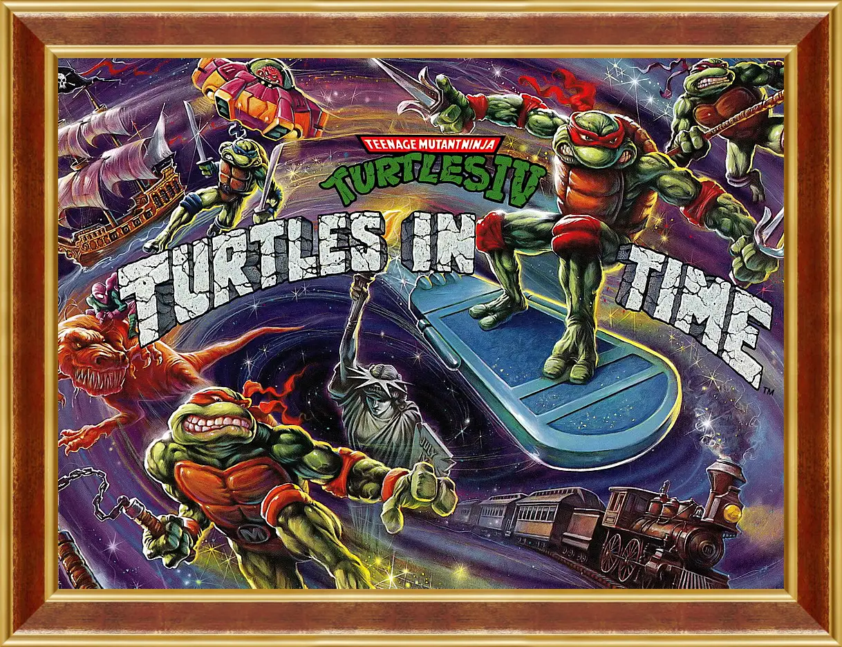 Картина в раме - Teenage Mutant Ninja Turtles Iv: Turtles In Time
