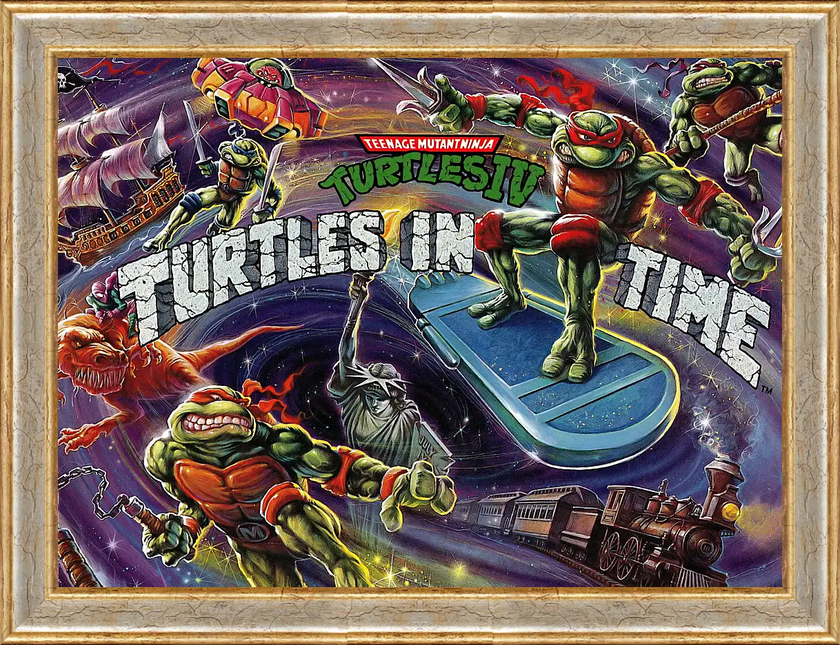 Картина в раме - Teenage Mutant Ninja Turtles Iv: Turtles In Time
