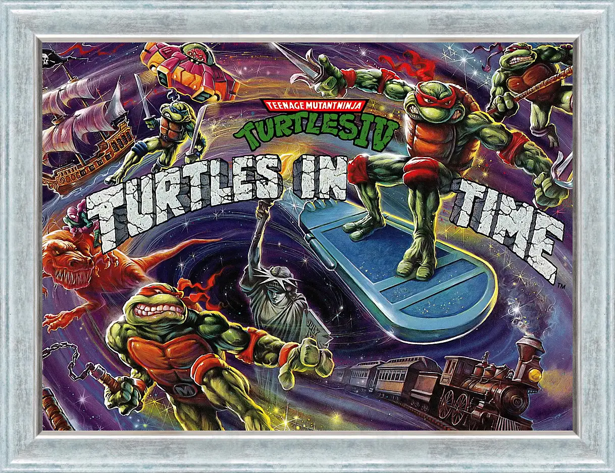 Картина в раме - Teenage Mutant Ninja Turtles Iv: Turtles In Time
